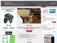 Tablet Screenshot of alphagrips.com